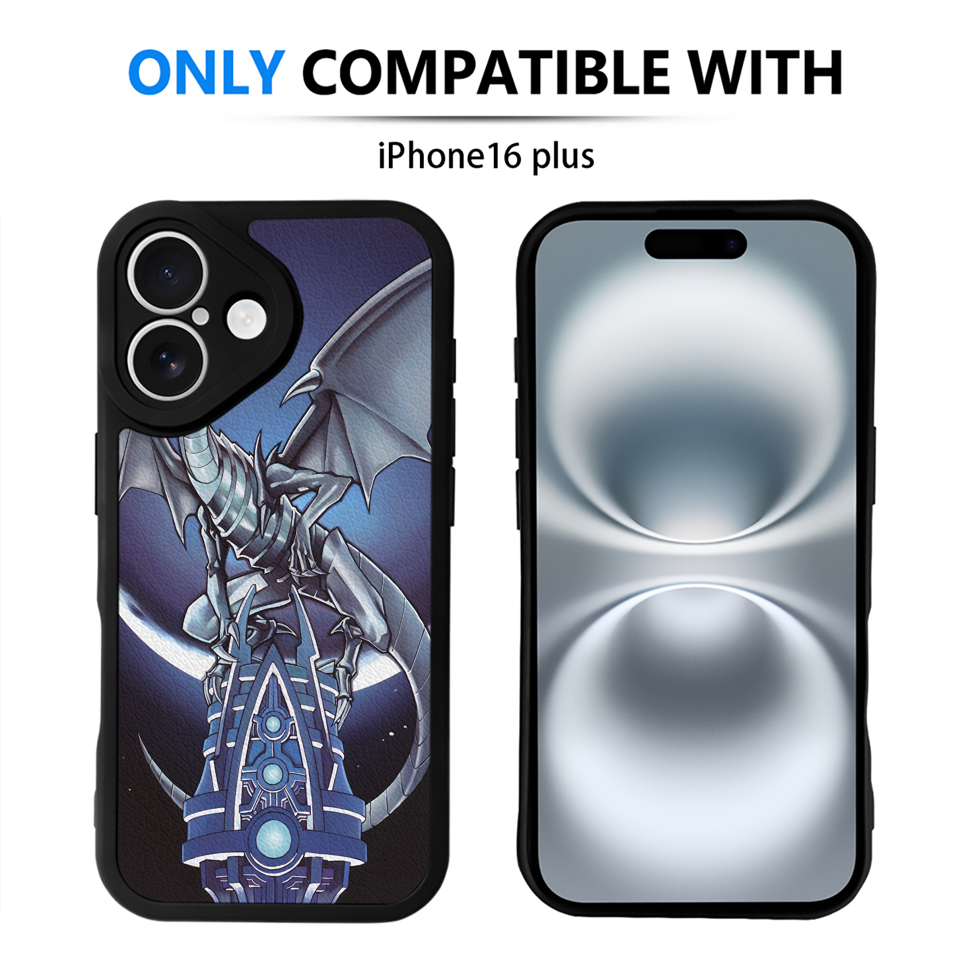 （画像用） 遊☆戯☆王 Yu-Gi-Oh! 【iPhone 16シリーズ対応】シリコンスマホケース（レザー調） 材質：シリコン